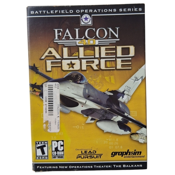 Graphsim Entertainment Other - Lead Pursuit Falcon 4.0 Allied Force Battlefield Operations Series PC Game Seal